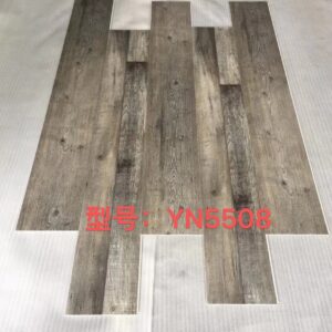 Products YN5508 waterproof SPC vinyl flooring, durable wood grain plastic floor for residential house decoration
