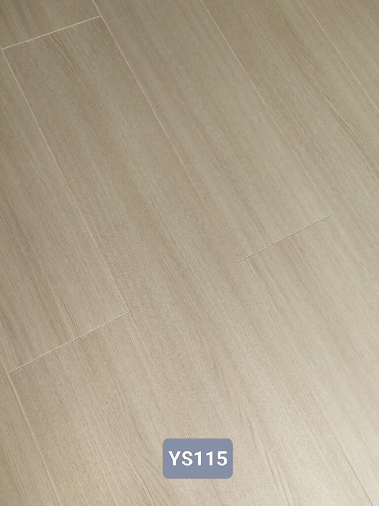 YS117 light oak waterproof Laminate vinyl flooring, durable wood grain wood floor for residential house decoration